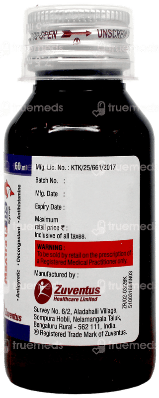 Maxtra P Ds Syrup 60ml